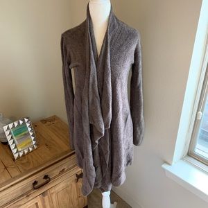 Barefoot Dreams Grey Open Front Sweater